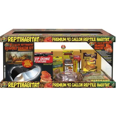 Zoo Med - ReptiHabitat Bearded Dragon Kit - Terrario Zoo Med - ReptiHabitat Bearded Dragon Kit - Terrario