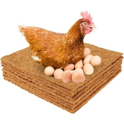 OEM 10 Cuscinetti Per Nidificazione Per Polli 30,5 X 30,5 Cm, Tappetini Per Lettiera Per Nidi Di Galline In Palma Da Cocco Naturale, Sacchetti Multifunzionali Per Nidificazione Di Polli Per Deporre Uova D OEM 10 Cuscinetti Per Nidificazione Per Polli 30,5 X 30,5 Cm, Tappetini Per Lettiera Per Nidi Di Galline In Palma Da Cocco Naturale, Sacchetti Multifunzionali Per Nidificazione Di Polli Per Deporre Uova D