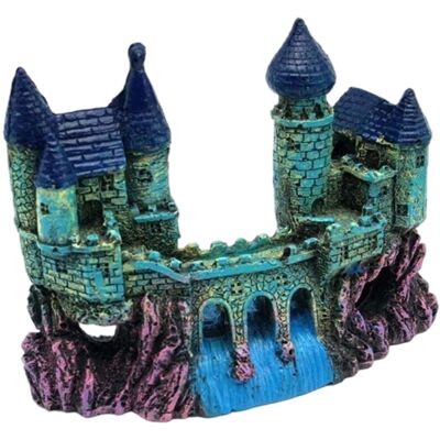 OEM Statuette, Castelli E Decorazioni Per Acquario - Castello Verde Medio OEM Statuette, Castelli E Decorazioni Per Acquario - Castello Verde Medio