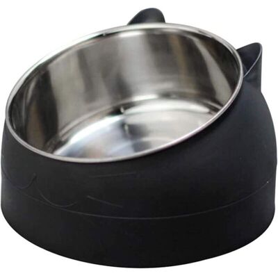 OEM Ciotola Per Gatti In Acciaio Inox, Ciotola Per Acqua Per Gatti, Ciotola Multifunzionale Per Cibo E Acqua Per Gatti, Nera, 200 Ml - Crezuo OEM Ciotola Per Gatti In Acciaio Inox, Ciotola Per Acqua Per Gatti, Ciotola Multifunzionale Per Cibo E Acqua Per Gatti, Nera, 200 Ml - Crezuo