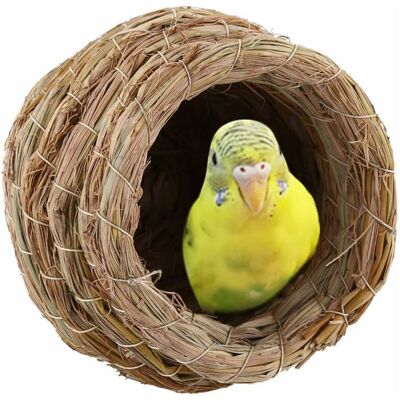 DPZO Nido D'Uccello, Nido D'Uccello In Paglia Intrecciata A Mano, Incubatoio, Allevamento In Grotta Per Passeri, Pappagalli, Canarini E Fringuelli. DPZO Nido D'Uccello, Nido D'Uccello In Paglia Intrecciata A Mano, Incubatoio, Allevamento In Grotta Per Passeri, Pappagalli, Canarini E Fringuelli.