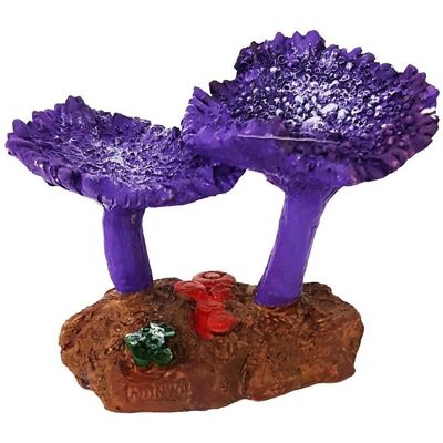 TRADE SHOP TRAESIO - Corallo In Resina Ornamento Per Acquario Colorato 11.5x7.5x8.5 Cm Decorazioni - TRADE SHOP TRAESIO - Corallo In Resina Ornamento Per Acquario Colorato 11.5x7.5x8.5 Cm Decorazioni -