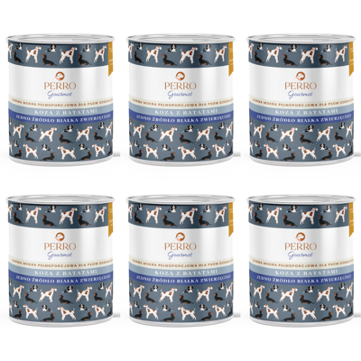 OEM Perro Gourmet Alimento Umido Per Cani Con Capra E Patate Dolci, 6 X 800 G OEM Perro Gourmet Alimento Umido Per Cani Con Capra E Patate Dolci, 6 X 800 G