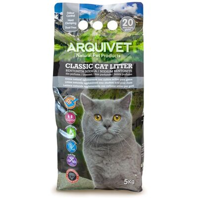 OEM Lettiera Per Gatti Arquivet In Bentonite Con Carbone Attivo, 5 Kg OEM Lettiera Per Gatti Arquivet In Bentonite Con Carbone Attivo, 5 Kg