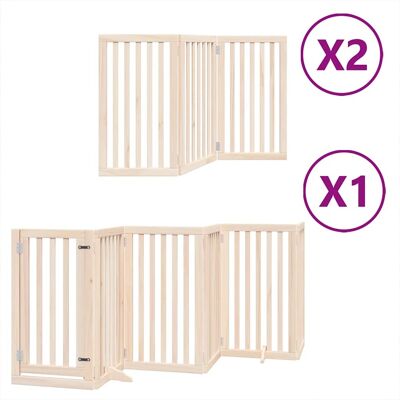 MAISON EXCLUSIVE - Cancello Per Cani Porta Pieghevole 12 Pannelli 300 Cm In Pioppo MAISON EXCLUSIVE - Cancello Per Cani Porta Pieghevole 12 Pannelli 300 Cm In Pioppo
