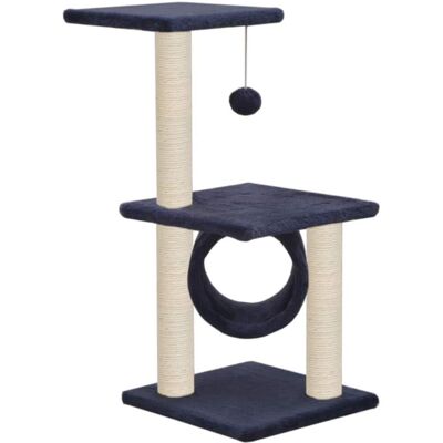 Helloshop26 - Albero per Gatti con Sisal 65cm - Multi livelli Helloshop26 - Albero per Gatti con Sisal 65cm - Multi livelli