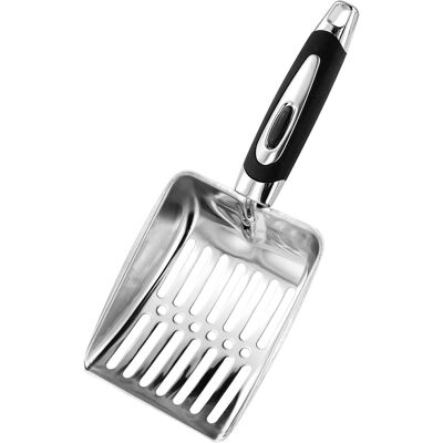 OEM Paletta Per Lettiera Per Gatti, 25,2×10,8 Cm, In Metallo, Con Manico In Plastica, Setaccio Per Escrementi Di Gatti, Cani, Conigli, Criceti E Altri Animali. OEM Paletta Per Lettiera Per Gatti, 25,2×10,8 Cm, In Metallo, Con Manico In Plastica, Setaccio Per Escrementi Di Gatti, Cani, Conigli, Criceti E Altri Animali.