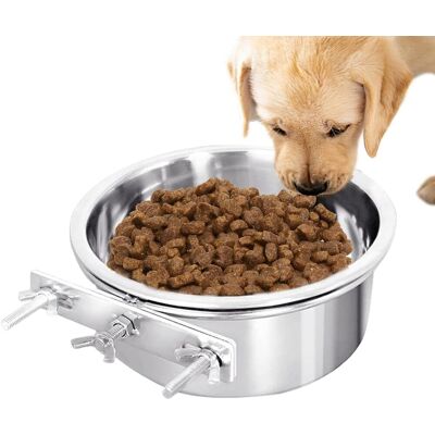 OEM Set Di 2 Ciotole Per Cani Da Esterno, Ciotole Per L'Acqua Per Cucce, Ciotole Per L'Acqua Per Gabbie Per Animali Domestici In Acciaio Inossidabile - Ciotola Per L'Alimentazione Con Supporto Per Gabbia, OEM Set Di 2 Ciotole Per Cani Da Esterno, Ciotole Per L'Acqua Per Cucce, Ciotole Per L'Acqua Per Gabbie Per Animali Domestici In Acciaio Inossidabile - Ciotola Per L'Alimentazione Con Supporto Per Gabbia,