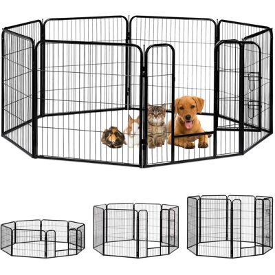 RELAXDAYS Recinto Per Cuccioli, Cani Piccoli, Da Interno, Stabile, Da Esterno, Box, Hlp 80x78x235 Cm, Nero - RELAXDAYS Recinto Per Cuccioli, Cani Piccoli, Da Interno, Stabile, Da Esterno, Box, Hlp 80x78x235 Cm, Nero -