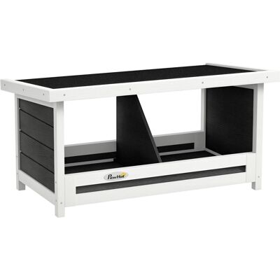 TORMATOR Nido Per Galline Con 3 Scomparti, Tetto In Asfalto, Struttura In Legno, 66 X 37 X 34 Cm, Grigio/nero TORMATOR Nido Per Galline Con 3 Scomparti, Tetto In Asfalto, Struttura In Legno, 66 X 37 X 34 Cm, Grigio/nero