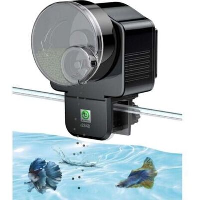 OEM Dispenser Automatico Di Cibo Per Acquario Da 60 Ml Con Timer Per Le Vacanze, Quantità Di Cibo Erogata Regolabile, Funzionamento A Batteria (batterie Non Incluse). OEM Dispenser Automatico Di Cibo Per Acquario Da 60 Ml Con Timer Per Le Vacanze, Quantità Di Cibo Erogata Regolabile, Funzionamento A Batteria (batterie Non Incluse).