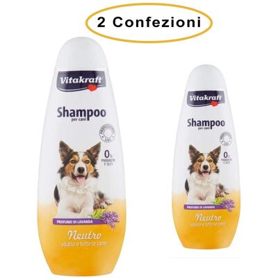 Vitakraft Shampoo Neutro Per Cani Di Tutte Le Razze Profumo Lavanda 2 Confezioni Da 250 Ml Vitakraft Shampoo Neutro Per Cani Di Tutte Le Razze Profumo Lavanda 2 Confezioni Da 250 Ml