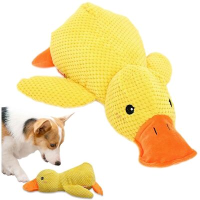 FULEADTURE Anatra Calmante, Giocattolo A Forma Di Paperella Gialla, Peluche Per Cani, Giocattolo Per Animali Domestici (45 Cm, L) FULEADTURE Anatra Calmante, Giocattolo A Forma Di Paperella Gialla, Peluche Per Cani, Giocattolo Per Animali Domestici (45 Cm, L)