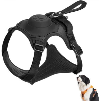OEM Pettorina Per Cani Di Taglia Media Con Fune Di Traino Retrattile Automatica (nero, M) OEM Pettorina Per Cani Di Taglia Media Con Fune Di Traino Retrattile Automatica (nero, M)