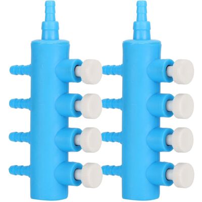 OEM Set Di 2 Divisori D'Aria Per Acquario, Adattatore Per Pompa Di Ossigeno, A 4 Vie OEM Set Di 2 Divisori D'Aria Per Acquario, Adattatore Per Pompa Di Ossigeno, A 4 Vie