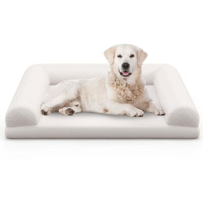 HELLOSHOP26 Cuccia Ortopedica Per Cani 90 X 69 X 18 Cm Supporto Ergonomico E Confortevole Finitura Beige 200012357 HELLOSHOP26 Cuccia Ortopedica Per Cani 90 X 69 X 18 Cm Supporto Ergonomico E Confortevole Finitura Beige 200012357