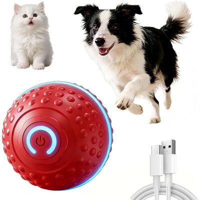OEM Palla Interattiva Per Cani, Giocattolo Interattivo Per Animali Domestici, Palla Rotolante Automatica, Palla Intelligente Automovimentata, Adatta A Cani Di Taglia Media E Grande, Con Luce Led Lampeggia OEM Palla Interattiva Per Cani, Giocattolo Interattivo Per Animali Domestici, Palla Rotolante Automatica, Palla Intelligente Automovimentata, Adatta A Cani Di Taglia Media E Grande, Con Luce Led Lampeggia