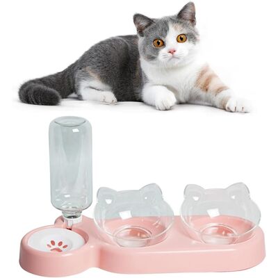 Neptune Set Di Mangiatoia Automatica Per Gatti Con Distributore D'Acqua - Ciotola Rimovibile Per Gatti E Cani (rosa) Neptune Set Di Mangiatoia Automatica Per Gatti Con Distributore D'Acqua - Ciotola Rimovibile Per Gatti E Cani (rosa)