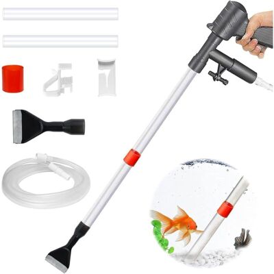 OEM Potente Pulitore Per Acquario 4 In 1 - Aspiratore Per Sabbia - Cambio Acqua - Rimovibile Per Evitare Intasamenti - Per Cambi D'Acqua, Pulizia Della Sabbia E Circolazione OEM Potente Pulitore Per Acquario 4 In 1 - Aspiratore Per Sabbia - Cambio Acqua - Rimovibile Per Evitare Intasamenti - Per Cambi D'Acqua, Pulizia Della Sabbia E Circolazione