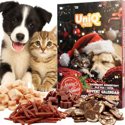 OEM Calendario Dell'avvento Natalizio Uniq Pets Con Dolcetti Per Cani E Gatti OEM Calendario Dell'avvento Natalizio Uniq Pets Con Dolcetti Per Cani E Gatti