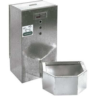 SUINGA Mangiatoia Automatica Per Cavalli 75 L Tramoggia Zincata 50x70x87 Cm Montaggio In Stalla Mangiatoia Per Cavalli SUINGA Mangiatoia Automatica Per Cavalli 75 L Tramoggia Zincata 50x70x87 Cm Montaggio In Stalla Mangiatoia Per Cavalli
