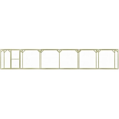 MAISON EXCLUSIVE - Pollaio 1,5x9x1,5 M In Legno Di Pino Impregnato MAISON EXCLUSIVE - Pollaio 1,5x9x1,5 M In Legno Di Pino Impregnato