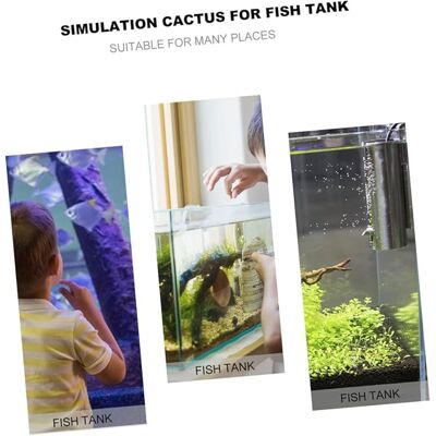 OEM Pianta Artificiale Per Acquario, Cactus Realistico, Decorazione Resistente E Sicura Per Terrari E Acquari - Altro OEM Pianta Artificiale Per Acquario, Cactus Realistico, Decorazione Resistente E Sicura Per Terrari E Acquari - Altro