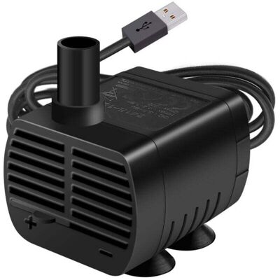 OEM Mini Pompa Sommergibile Per Acqua (200 L/h Regolabile, 1-3 W) Pompa Per Fontana Per Gatti Ultra Silenziosa Con Cavo Da 1,5 M, Pompa Per Acquario Per Vasche, Laghetti, Fontane, Idroponica - Crezuo OEM Mini Pompa Sommergibile Per Acqua (200 L/h Regolabile, 1-3 W) Pompa Per Fontana Per Gatti Ultra Silenziosa Con Cavo Da 1,5 M, Pompa Per Acquario Per Vasche, Laghetti, Fontane, Idroponica - Crezuo