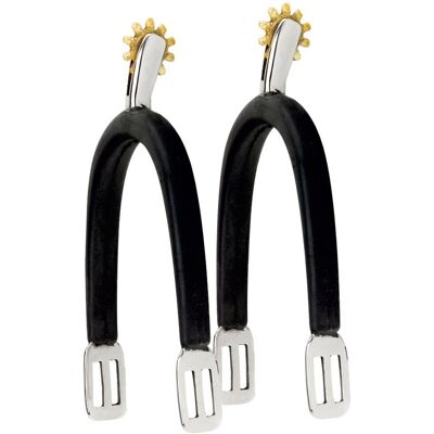 SARTORE Speroni Da Uomo In Acciaio Inox Con Gambo E Rotella Dentata Ottone 25 Mm SARTORE Speroni Da Uomo In Acciaio Inox Con Gambo E Rotella Dentata Ottone 25 Mm