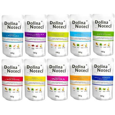 OEM Dolina Noteci Alimento Umido Premium Per Cani, Mix Di Gusti - 10 X 150 G OEM Dolina Noteci Alimento Umido Premium Per Cani, Mix Di Gusti - 10 X 150 G
