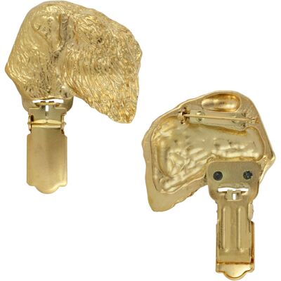 OEM Terrier Nero Russo - Spilla Con Clip, Porta Numero Di Partenza Placcato Oro, Regalo Per Una Mostra Canina Di Art-dog OEM Terrier Nero Russo - Spilla Con Clip, Porta Numero Di Partenza Placcato Oro, Regalo Per Una Mostra Canina Di Art-dog