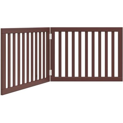 HELLOSHOP26 Cancelletto Di Sicurezza Pieghevole Per Cani 2 Pannelli 160 Cm Legno Di Pioppo Marrone 020023044 HELLOSHOP26 Cancelletto Di Sicurezza Pieghevole Per Cani 2 Pannelli 160 Cm Legno Di Pioppo Marrone 020023044