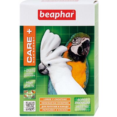 beaphar Care+ Loros E Cacatuas Food In Pellet, 1 Kg - beaphar Care+ Loros E Cacatuas Food In Pellet, 1 Kg -