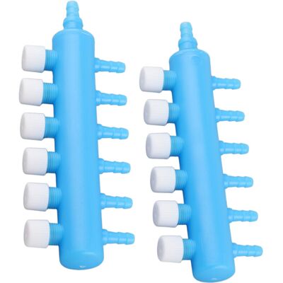 OEM Set Di 2 Divisori D'Aria Per Acquario, Adattatore Per Pompa Di Ossigeno, 6 Vie OEM Set Di 2 Divisori D'Aria Per Acquario, Adattatore Per Pompa Di Ossigeno, 6 Vie