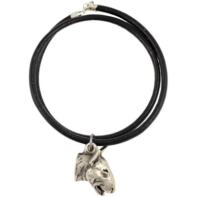 OEM Bull Terrier, Bull Terrier I - Collana Con Ciondolo Placcato In Argento Per Gli Amanti Dei Cani, Gioiello Unico Di Art-dog OEM Bull Terrier, Bull Terrier I - Collana Con Ciondolo Placcato In Argento Per Gli Amanti Dei Cani, Gioiello Unico Di Art-dog