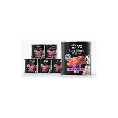OEM Alimento Umido Per Cervi John Dog Pure Black Special Edition, Confezione Da 6x800 G OEM Alimento Umido Per Cervi John Dog Pure Black Special Edition, Confezione Da 6x800 G