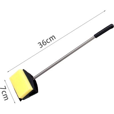 NOBLEZA Spazzola Per Acquario Cleaning Brush Doppia Azione Manico Ergonomico NOBLEZA Spazzola Per Acquario Cleaning Brush Doppia Azione Manico Ergonomico