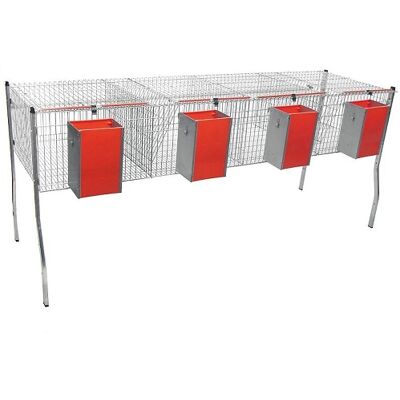 GOMEZ Y CRESPO Cage Per Conigli Economici Model-2 Con Bevanda Del Ciuccio. 1 Piano 4 Dipartimenti GOMEZ Y CRESPO Cage Per Conigli Economici Model-2 Con Bevanda Del Ciuccio. 1 Piano 4 Dipartimenti