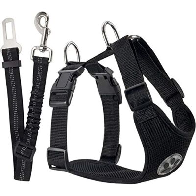 OEM Set Di Imbracatura E Guinzaglio Di Sicurezza Per Auto, Gilet Multifunzionale Regolabile In Tessuto Traspirante Con Cintura Di Sicurezza Per Auto, Ideale Per Viaggi E Passeggiate -crezuo OEM Set Di Imbracatura E Guinzaglio Di Sicurezza Per Auto, Gilet Multifunzionale Regolabile In Tessuto Traspirante Con Cintura Di Sicurezza Per Auto, Ideale Per Viaggi E Passeggiate -crezuo