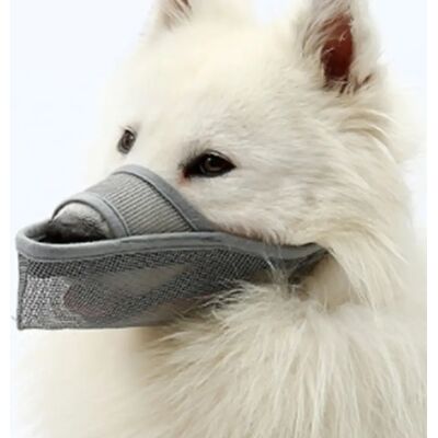FORTUNEVILLE Museruola Per Cani Piccoli, Medi E Grandi, Mesh Traspirante E Bevibile Per Mordere, Leccare, Grigio, Xl FORTUNEVILLE Museruola Per Cani Piccoli, Medi E Grandi, Mesh Traspirante E Bevibile Per Mordere, Leccare, Grigio, Xl