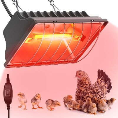 OEM Riscaldatore Per Pollaio Da 250 W Per Pulcini, Anatre, Cucce Per Cani, Cucce Per Gatti, Rettili, 2 Modalità Di Riscaldamento, Lampada Riscaldante Invernale Per Pollaio, Uso Interno Ed Esterno, 2 Tubi OEM Riscaldatore Per Pollaio Da 250 W Per Pulcini, Anatre, Cucce Per Cani, Cucce Per Gatti, Rettili, 2 Modalità Di Riscaldamento, Lampada Riscaldante Invernale Per Pollaio, Uso Interno Ed Esterno, 2 Tubi