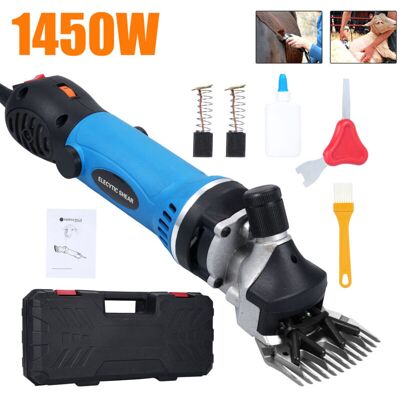 OEM Tosatrice Elettrica Per Pecore Da 1450 W, 2800 Giri/min, 6 Velocità Regolabili, Professionale Per Tosare Pecore, Animali, Lana E Capre, 220 V Ce (13 Denti Dritti) OEM Tosatrice Elettrica Per Pecore Da 1450 W, 2800 Giri/min, 6 Velocità Regolabili, Professionale Per Tosare Pecore, Animali, Lana E Capre, 220 V Ce (13 Denti Dritti)