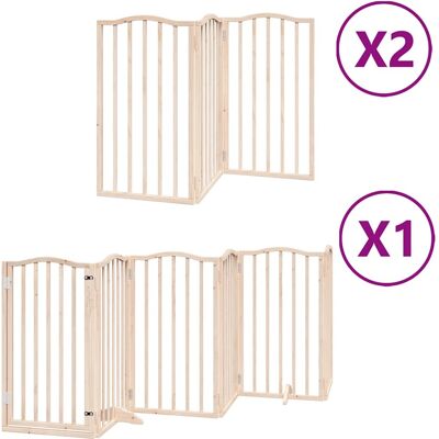 MAISON EXCLUSIVE - Cancello Per Cani Porta Pieghevole 12 Pannelli 300 Cm In Pioppo MAISON EXCLUSIVE - Cancello Per Cani Porta Pieghevole 12 Pannelli 300 Cm In Pioppo