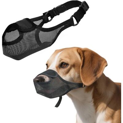 XISRENS Museruola Per Cani, Traspirante, Per Cani Di Taglia Grande, Regolabile, Per Proteggere Dall'abbaio, Taglia S XISRENS Museruola Per Cani, Traspirante, Per Cani Di Taglia Grande, Regolabile, Per Proteggere Dall'abbaio, Taglia S