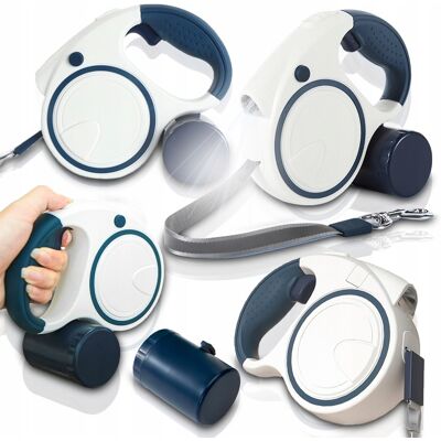 OEM Guinzaglio Lungo Per Cani Con Chiusura Automatica, Borsa Riflettore, Contenitore E Torcia OEM Guinzaglio Lungo Per Cani Con Chiusura Automatica, Borsa Riflettore, Contenitore E Torcia