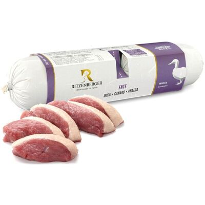 OEM Anatra Con Trota E Mirtilli Doppi Panini (2x400g) Cibo Umido Per Cani Ritzenberger OEM Anatra Con Trota E Mirtilli Doppi Panini (2x400g) Cibo Umido Per Cani Ritzenberger