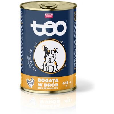 OEM Cibo Umido Per Cani Teo Ricco Di Pollame 415 G OEM Cibo Umido Per Cani Teo Ricco Di Pollame 415 G