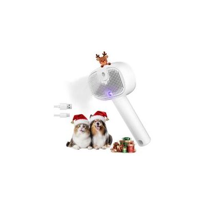 OEM Spazzola A Vapore 4 In 1 Per Cani E Gatti, Ricaricabile Con Funzione Autopulente (2 Modalità Di Spruzzo, Serbatoio Capiente): Rimozione Del Pelo, Massaggio (pelo Lungo/corto) - Crezuo OEM Spazzola A Vapore 4 In 1 Per Cani E Gatti, Ricaricabile Con Funzione Autopulente (2 Modalità Di Spruzzo, Serbatoio Capiente): Rimozione Del Pelo, Massaggio (pelo Lungo/corto) - Crezuo