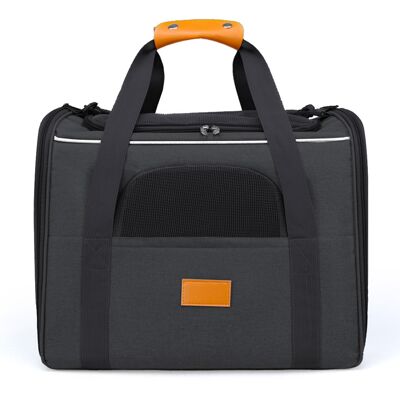 COOCHEER Trasportino Per Cani E Gatti, Box Per Gatti Pieghevole E Traspirante Con Materassino In Peluche Rimovibile E Cinghie Regolabili, 45 Cm35 Cm33 Cm, Nero COOCHEER Trasportino Per Cani E Gatti, Box Per Gatti Pieghevole E Traspirante Con Materassino In Peluche Rimovibile E Cinghie Regolabili, 45 Cm35 Cm33 Cm, Nero