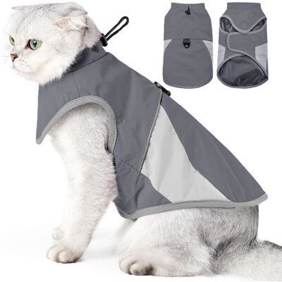OEM Cappotto Per Cani E Gatti, Impermeabile E Caldo, Abbigliamento Estivo Riflettente, Impermeabile, Antivento, Per Cani Piccoli, Medi E Grandi, Grigio, M (s, Grigio) OEM Cappotto Per Cani E Gatti, Impermeabile E Caldo, Abbigliamento Estivo Riflettente, Impermeabile, Antivento, Per Cani Piccoli, Medi E Grandi, Grigio, M (s, Grigio)